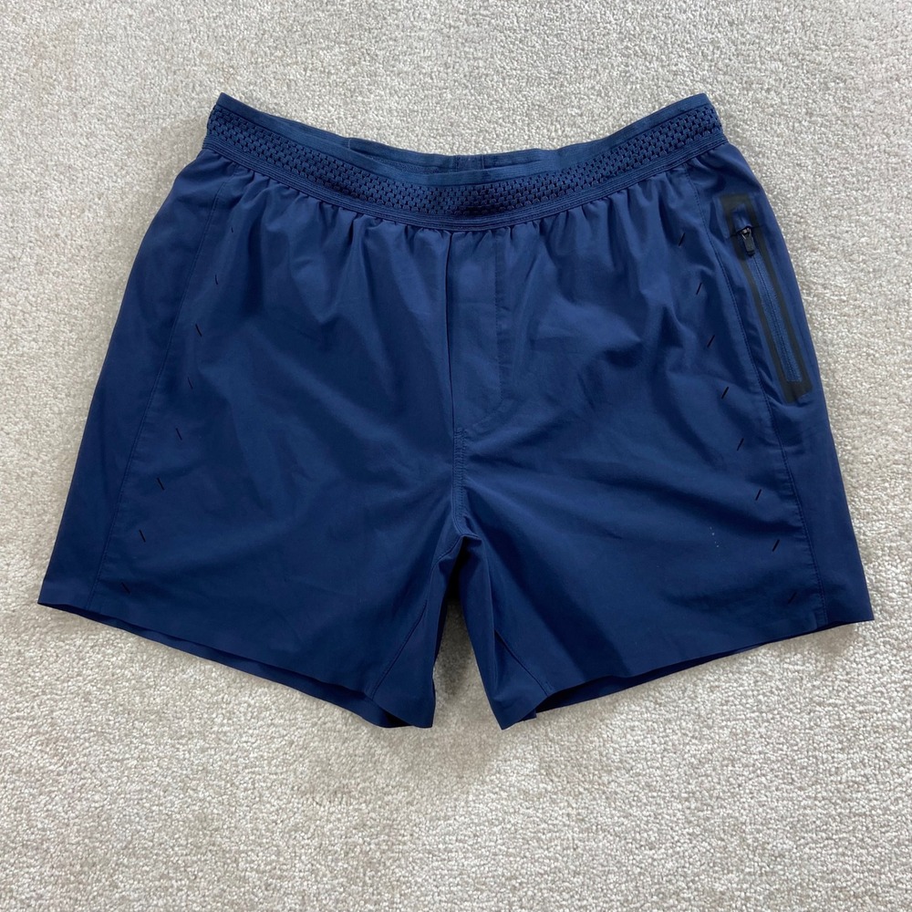 Ten Thousand Session Short Mens Medium Navy Blue 5 Inch Inseam Lined TTSH004V2